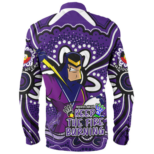 Melbourne Storm Long Sleeve Shirt Aboriginal Inspired Naidoc Week Custom For Die Hard Fan Supporters Melbourne Storm Long Sleeve Shirt Aboriginal Inspired Naidoc Week Custom For Die Hard Fan Supporters