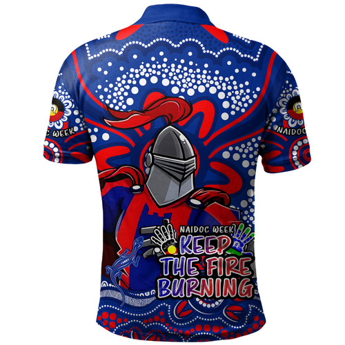 Newcastle Knights Polo Shirt Aboriginal Inspired Naidoc Week Custom For Die Hard Fan Supporters Newcastle Knights Polo Shirt Aboriginal Inspired Naidoc Week Custom For Die Hard Fan Supporters