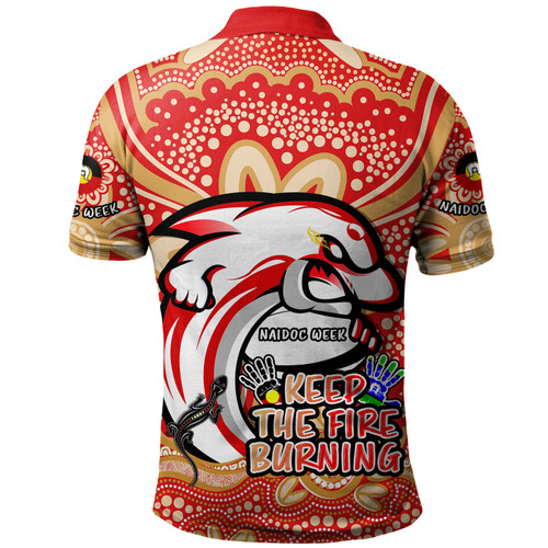 Redcliffe Dolphins Polo Shirt Aboriginal Inspired Naidoc Week Custom For Die Hard Fan Supporters Redcliffe Dolphins Polo Shirt Aboriginal Inspired Naidoc Week Custom For Die Hard Fan Supporters