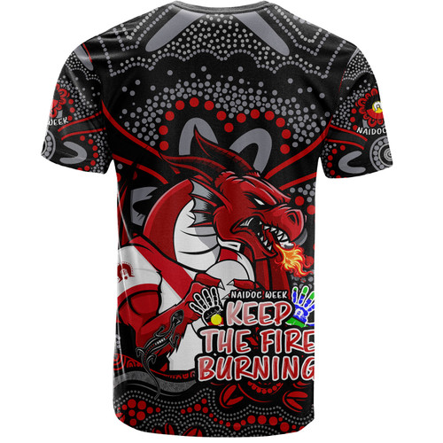 St. George Illawarra Dragons T-Shirt Aboriginal Inspired Naidoc Week Custom For Die Hard Fan Supporters St. George Illawarra Dragons T-Shirt Aboriginal Inspired Naidoc Week Custom For Die Hard Fan Supporters
