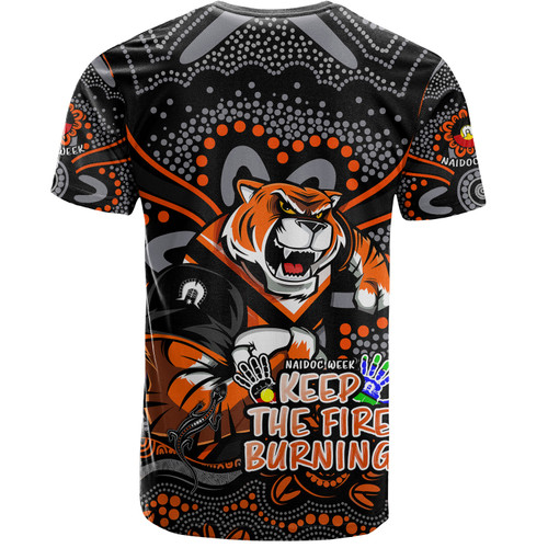 Wests Tigers T-Shirt Aboriginal Inspired Naidoc Week Custom For Die Hard Fan Supporters