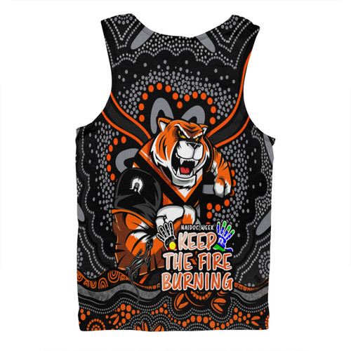 Wests Tigers Men Singlet Aboriginal Inspired Naidoc Week Custom For Die Hard Fan Supporters Wests Tigers Men Singlet Aboriginal Inspired Naidoc Week Custom For Die Hard Fan Supporters
