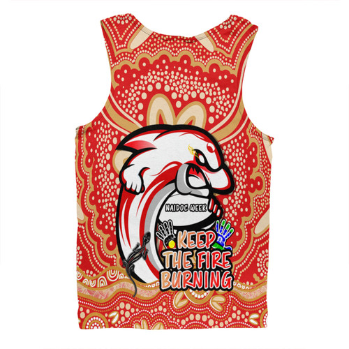 Redcliffe Dolphins Men Singlet Aboriginal Inspired Naidoc Week Custom For Die Hard Fan Supporters Redcliffe Dolphins Men Singlet Aboriginal Inspired Naidoc Week Custom For Die Hard Fan Supporters