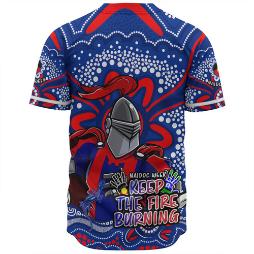 Newcastle Knights Baseball Shirt Aboriginal Inspired Naidoc Week Custom For Die Hard Fan Supporters Newcastle Knights Baseball Shirt Aboriginal Inspired Naidoc Week Custom For Die Hard Fan Supporters