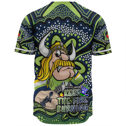 Canberra Raiders Baseball Shirt Aboriginal Inspired Naidoc Week Custom For Die Hard Fan Supporters Canberra Raiders Baseball Shirt Aboriginal Inspired Naidoc Week Custom For Die Hard Fan Supporters