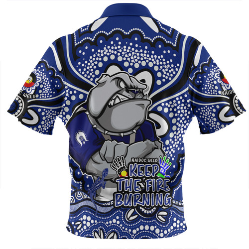 Canterbury-Bankstown Bulldogs Zip Polo Shirt Aboriginal Inspired Naidoc Week Custom For Die Hard Fan Supporters Canterbury-Bankstown Bulldogs Zip Polo Shirt Aboriginal Inspired Naidoc Week Custom For Die Hard Fan Supporters