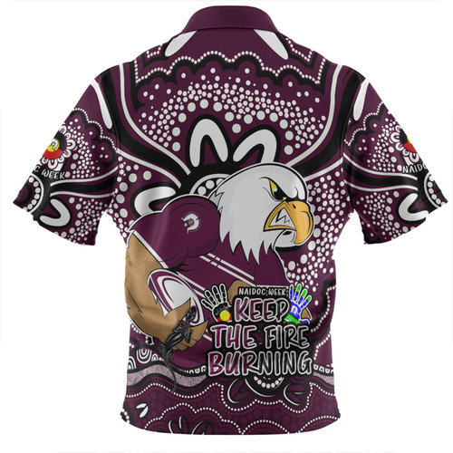 Manly Warringah Sea Eagles Zip Polo Shirt Aboriginal Inspired Naidoc Week Custom For Die Hard Fan Supporters Manly Warringah Sea Eagles Zip Polo Shirt Aboriginal Inspired Naidoc Week Custom For Die Hard Fan Supporters