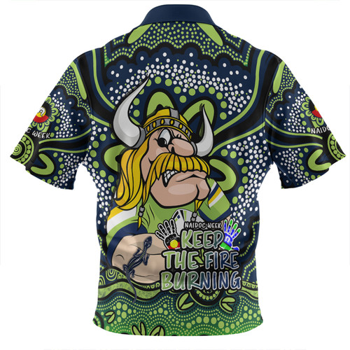 Canberra Raiders Zip Polo Shirt Aboriginal Inspired Naidoc Week Custom For Die Hard Fan Supporters Canberra Raiders Zip Polo Shirt Aboriginal Inspired Naidoc Week Custom For Die Hard Fan Supporters