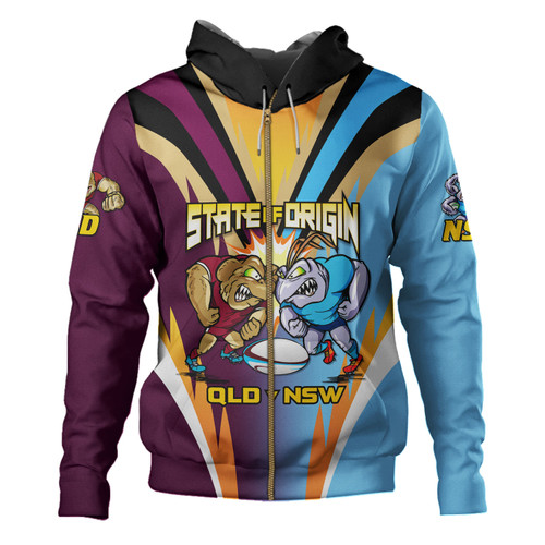 Queensland Maroons Hoodie Custom State Of Origin 2024 Passionate Fan Born To Win QLD vs NSW Queensland Maroons Hoodie Custom State Of Origin 2024 Passionate Fan Born To Win QLD vs NSW