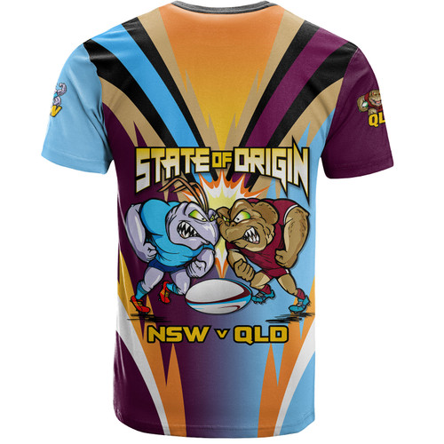 Queensland Maroons T-Shirt Custom State Of Origin 2024 Passionate Fan Born To Win QLD vs NSW Queensland Maroons T-Shirt Custom State Of Origin 2024 Passionate Fan Born To Win QLD vs NSW