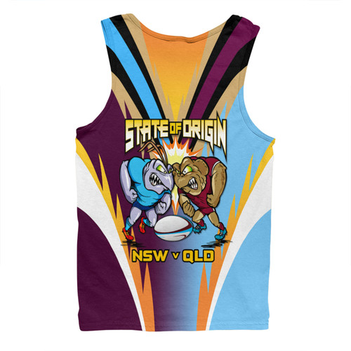 Queensland Maroons Men Singlet Custom State Of Origin 2024 Passionate Fan Born To Win QLD vs NSW Queensland Maroons Men Singlet Custom State Of Origin 2024 Passionate Fan Born To Win QLD vs NSW