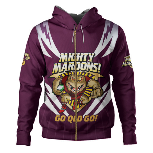 Queensland Maroons Hoodie Custom State Of Origin 2024 Passionate Fan Born To Win Ver 2 Queensland Maroons Hoodie Custom State Of Origin 2024 Passionate Fan Born To Win Ver 2