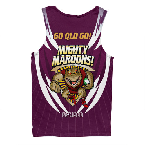 Queensland Maroons Men Singlet Custom State Of Origin 2024 Passionate Fan Born To Win Ver 2 Queensland Maroons Men Singlet Custom State Of Origin 2024 Passionate Fan Born To Win Ver 2