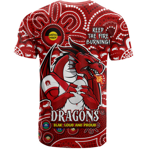 St. George Illawarra Dragons T-Shirt Custom Naidoc Week 2024 Aboriginal Pattern And Torres Strait Islander Inspired St. George Illawarra Dragons T-Shirt Custom Naidoc Week 2024 Aboriginal Pattern And Torres Strait Islander Inspired