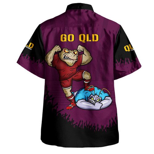 Queensland Maroons Hawaiian Shirt Custom State Of Origin 2024 Go Mighty QLD Maroons For Die Hard Fan Supporters Queensland Maroons Hawaiian Shirt Custom State Of Origin 2024 Go Mighty QLD Maroons For Die Hard Fan Supporters