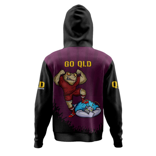 Queensland Maroons Hoodie Custom State Of Origin 2024 Go Mighty QLD Maroons For Die Hard Fan Supporters Queensland Maroons Hoodie Custom State Of Origin 2024 Go Mighty QLD Maroons For Die Hard Fan Supporters