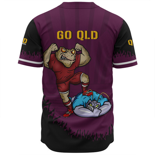 Queensland Maroons Baseball Shirt Custom State Of Origin 2024 Go Mighty QLD Maroons For Die Hard Fan Supporters Queensland Maroons Baseball Shirt Custom State Of Origin 2024 Go Mighty QLD Maroons For Die Hard Fan Supporters