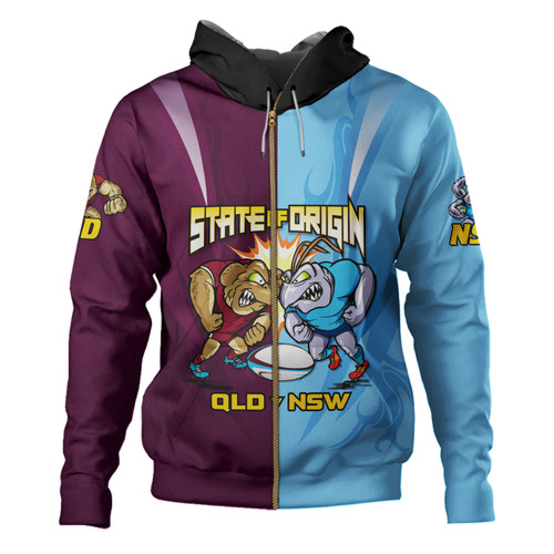 Queensland Maroons Hoodie Custom State Of Origin 2024 Tough Fan Rugby For Life QLD vs NSW Queensland Maroons Hoodie Custom State Of Origin 2024 Tough Fan Rugby For Life QLD vs NSW