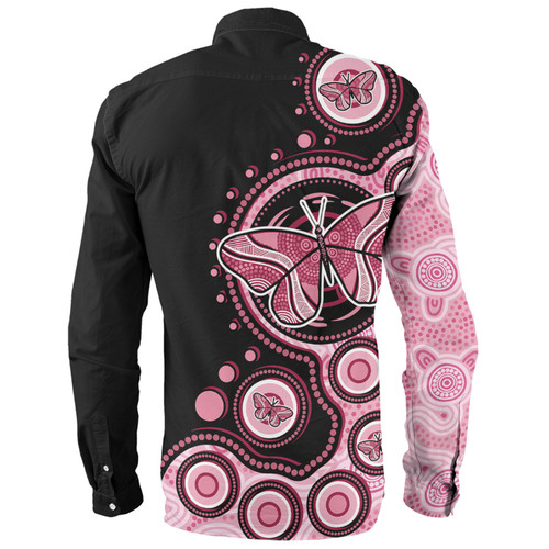 Australia Long Sleeve Shirt Indigenous Butterfly Aboriginal Dot Arts Australia Long Sleeve Shirt Indigenous Butterfly Aboriginal Dot Arts