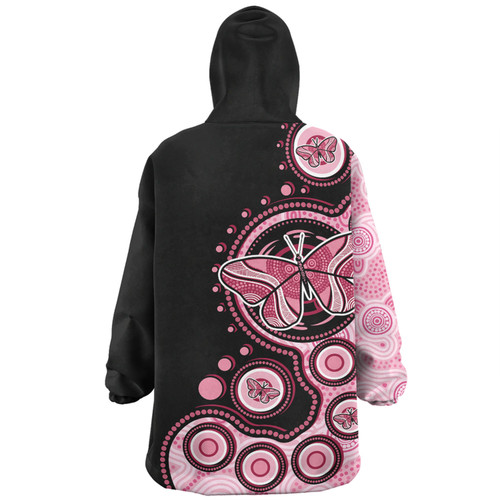 Australia Snug Hoodie Indigenous Butterfly Aboriginal Dot Arts Australia Snug Hoodie Indigenous Butterfly Aboriginal Dot Arts