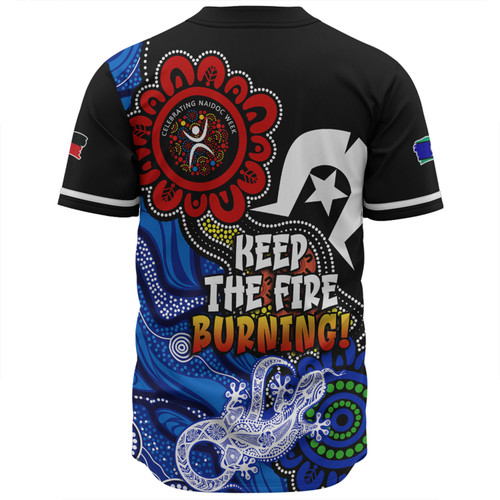 Australia Baseball Shirt Naidoc Week 2024 Indigenous Keep The Fire Burning Aboriginal Dot Art Painting Australia Baseball Shirt Naidoc Week 2024 Indigenous Keep The Fire Burning Aboriginal Dot Art Painting