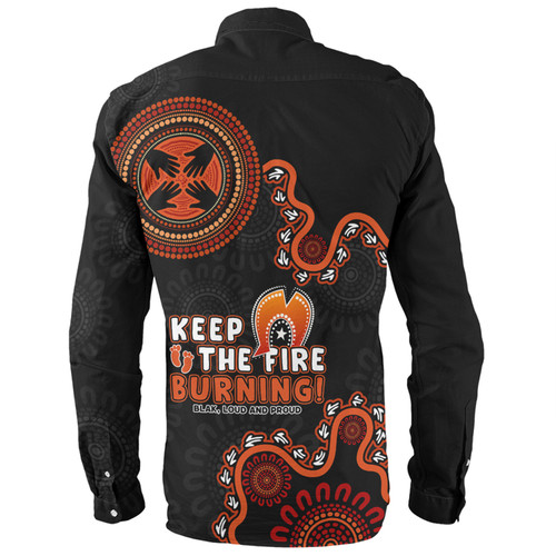 Australia Long Sleeve Shirt Naidoc Week 2024 Keep The Fire Burning Aboriginal Dot Art Inspired Australia Long Sleeve Shirt Naidoc Week 2024 Keep The Fire Burning Aboriginal Dot Art Inspired