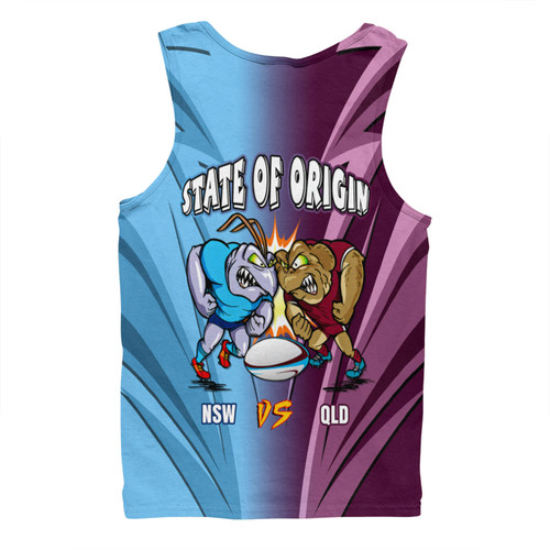 Queensland Maroons Men Singlet Custom State Of Origin 2024 Tough Fan Rugby For Life QLD vs NSW Ver 2 Queensland Maroons Men Singlet Custom State Of Origin 2024 Tough Fan Rugby For Life QLD vs NSW Ver 2