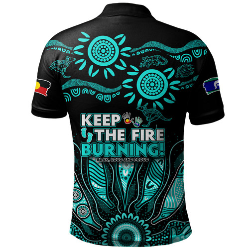 Australia Polo Shirt Naidoc Week 2024 Indigenous Keep The Fire Burning Aboriginal Gum Leaf Painting Turquoise Australia Polo Shirt Naidoc Week 2024 Indigenous Keep The Fire Burning Aboriginal Gum Leaf Painting Turquoise
