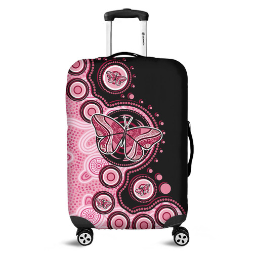Australia Luggage Cover Indigenous Butterfly Aboriginal Dot Arts Australia Luggage Cover Indigenous Butterfly Aboriginal Dot Arts