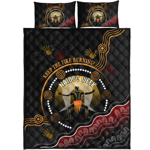 Australia Quilt Bed Set Naidoc Week Aboriginal Inspired And Torres Strait Islander Culture Australia Quilt Bed Set Naidoc Week Aboriginal Inspired And Torres Strait Islander Culture
