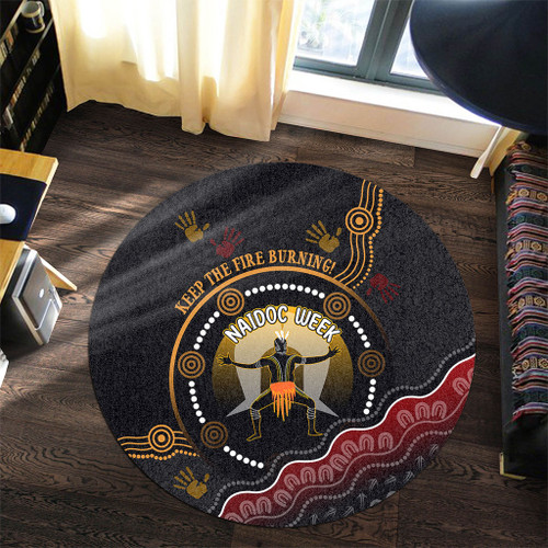 Australia Round Rug Naidoc Week Aboriginal Inspired And Torres Strait Islander Culture Australia Round Rug Naidoc Week Aboriginal Inspired And Torres Strait Islander Culture