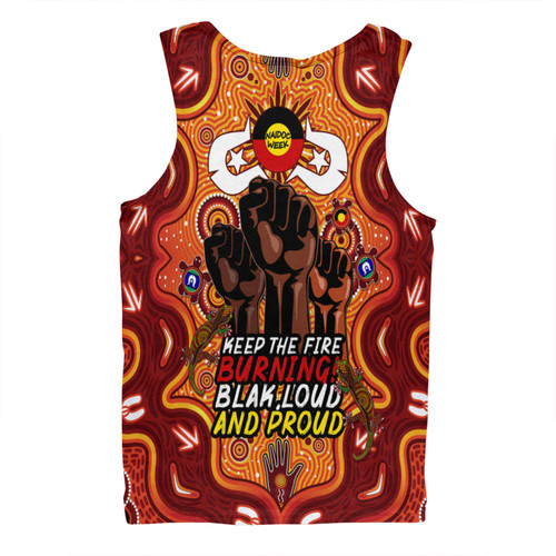 Australia Men Singlet Naidoc Week 2024 Aboriginal Inspired And Torres Strait Islander Cultures Keep The Fire Burning! Australia Men Singlet Naidoc Week 2024 Aboriginal Inspired And Torres Strait Islander Cultures Keep The Fire Burning!