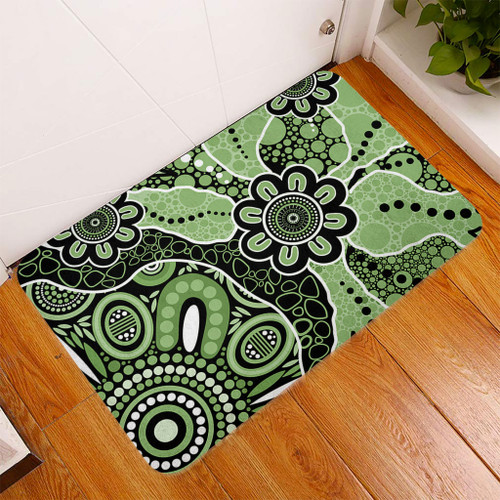 Australia Doormat Aboriginal Design Art Australia Doormat Aboriginal Design Art