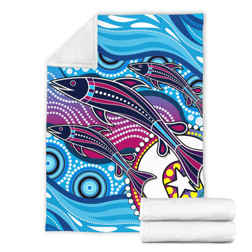Australia Blanket Aboriginal Art Painting Fishaholic Australia Blanket Aboriginal Art Painting Fishaholic