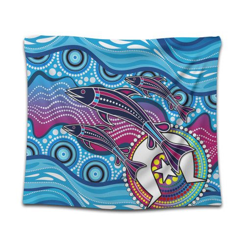 Australia Tapestry Aboriginal Art Painting Fishaholic Australia Tapestry Aboriginal Art Painting Fishaholic