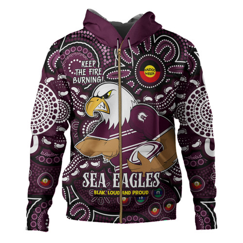 Manly Warringah Sea Eagles Hoodie Custom Naidoc Week 2024 Aboriginal Pattern And Torres Strait Islander Inspired Manly Warringah Sea Eagles Hoodie Custom Naidoc Week 2024 Aboriginal Pattern And Torres Strait Islander Inspired