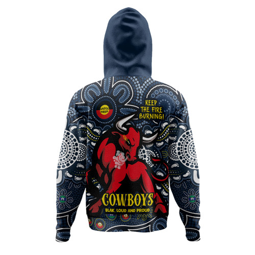 North Queensland Cowboys Hoodie Custom Naidoc Week 2024 Aboriginal Pattern And Torres Strait Islander Inspired North Queensland Cowboys Hoodie Custom Naidoc Week 2024 Aboriginal Pattern And Torres Strait Islander Inspired