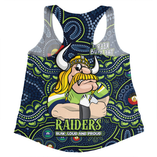 Canberra Raiders Women Racerback Singlet Custom Naidoc Week 2024 Aboriginal Pattern And Torres Strait Islander Inspired Canberra Raiders Women Racerback Singlet Custom Naidoc Week 2024 Aboriginal Pattern And Torres Strait Islander Inspired