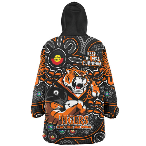 Wests Tigers Snug Hoodie Custom Naidoc Week 2024 Aboriginal Pattern And Torres Strait Islander Inspired Wests Tigers Snug Hoodie Custom Naidoc Week 2024 Aboriginal Pattern And Torres Strait Islander Inspired
