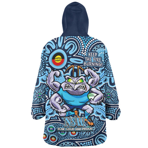 New South Wales Blues Snug Hoodie Custom Naidoc Week 2024 Aboriginal Pattern And Torres Strait Islander Inspired New South Wales Blues Snug Hoodie Custom Naidoc Week 2024 Aboriginal Pattern And Torres Strait Islander Inspired