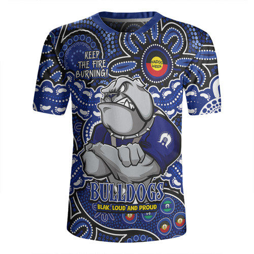 Canterbury-Bankstown Bulldogs Rugby Jersey Custom Naidoc Week 2024 Aboriginal Pattern And Torres Strait Islander Inspired