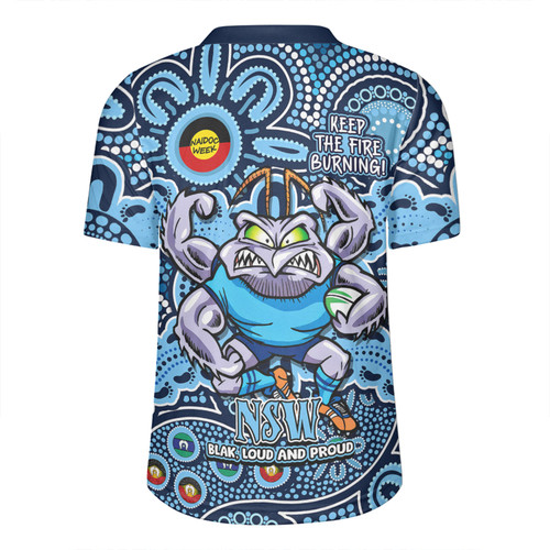 New South Wales Blues Rugby Jersey Custom Naidoc Week 2024 Aboriginal Pattern And Torres Strait Islander Inspired New South Wales Blues Rugby Jersey Custom Naidoc Week 2024 Aboriginal Pattern And Torres Strait Islander Inspired