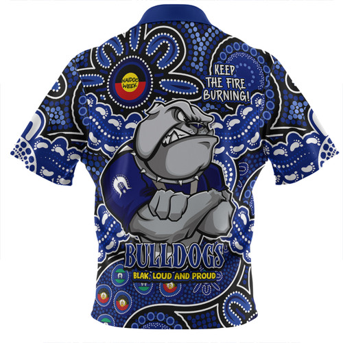 Canterbury-Bankstown Bulldogs Zip Polo Shirt Custom Naidoc Week 2024 Aboriginal Pattern And Torres Strait Islander Inspired Canterbury-Bankstown Bulldogs Zip Polo Shirt Custom Naidoc Week 2024 Aboriginal Pattern And Torres Strait Islander Inspired