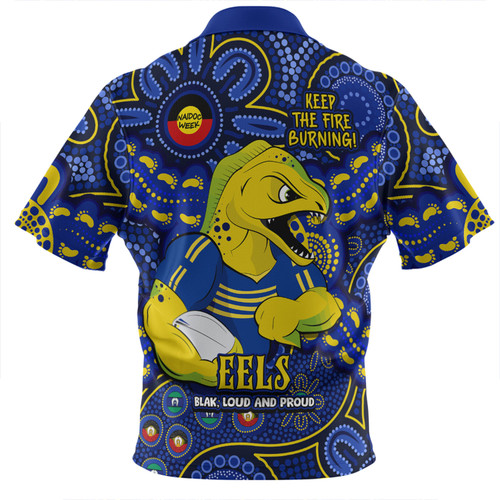 Parramatta Eels Zip Polo Shirt Custom Naidoc Week 2024 Aboriginal Pattern And Torres Strait Islander Inspired Parramatta Eels Zip Polo Shirt Custom Naidoc Week 2024 Aboriginal Pattern And Torres Strait Islander Inspired