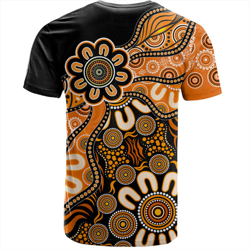 Australia T-Shirt Aboriginal Dot Painting Background Australia T-Shirt Aboriginal Dot Painting Background