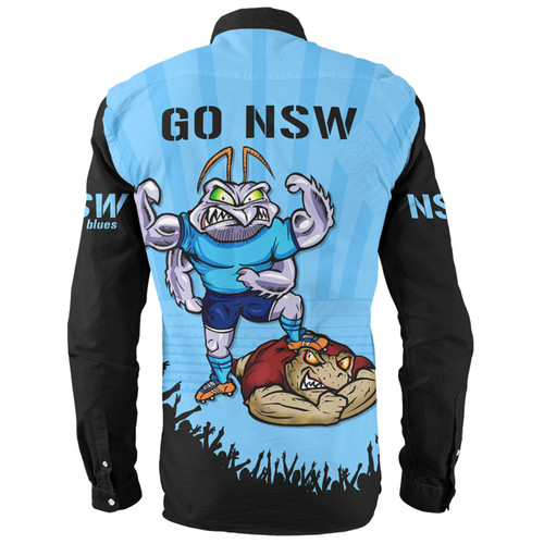 New South Wales Blues Long Sleeve Shirt Custom State Of Origin 2024 Go Mighty NSW Blues For Die Hard Fan Supporters New South Wales Blues Long Sleeve Shirt Custom State Of Origin 2024 Go Mighty NSW Blues For Die Hard Fan Supporters