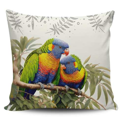 Australia Pillow Cases Australia Rainbow Lorikeets Birds Art Inspired Australia Pillow Cases Australia Rainbow Lorikeets Birds Art Inspired