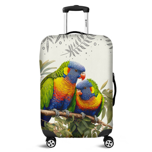 Australia Luggage Cover Australia Rainbow Lorikeets Birds Art Inspired