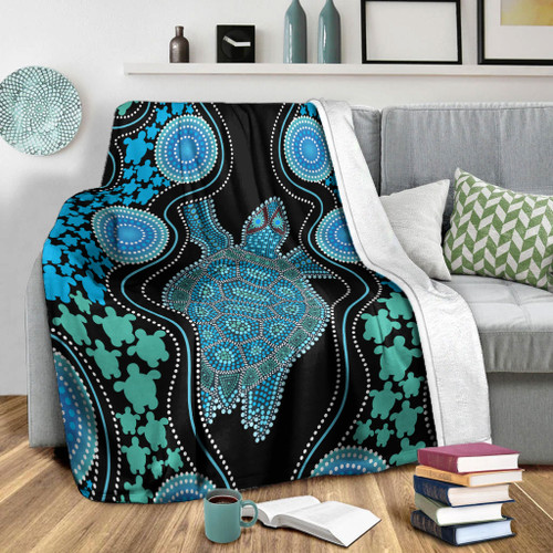 Australia Blanket Aboriginal Art Turtles Inspired Australia Blanket Aboriginal Art Turtles Inspired