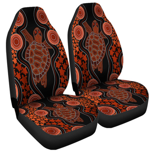 Australia Car Seat Cover Aboriginal Art Turtles Inspired Australia Car Seat Cover Aboriginal Art Turtles Inspired